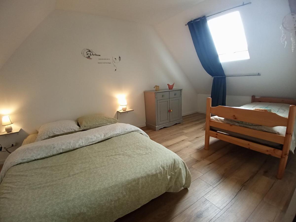 Maison Familiale A La Campagne La Chapelle-du-Bourgay Luaran gambar