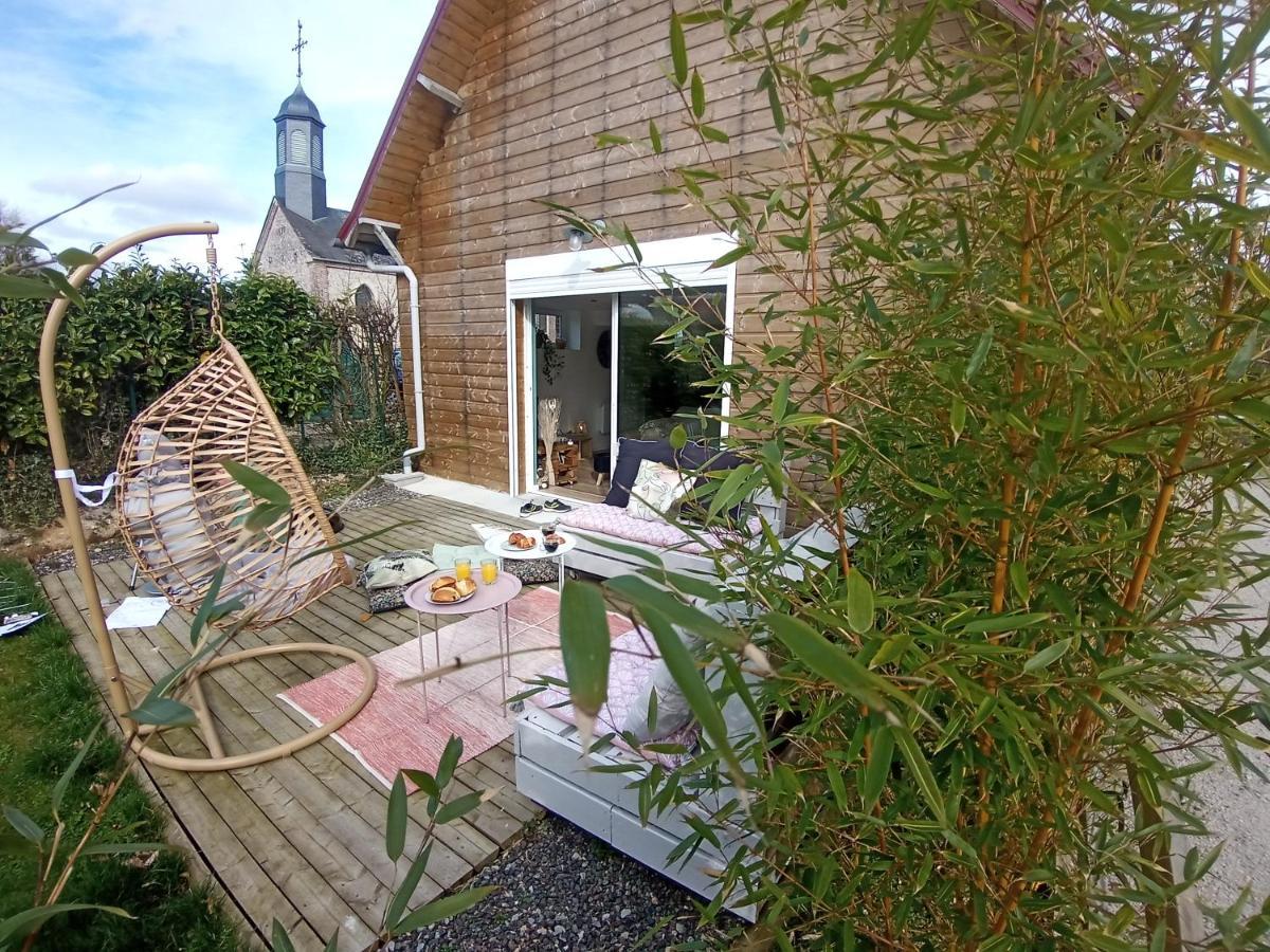 Maison Familiale A La Campagne La Chapelle-du-Bourgay Luaran gambar