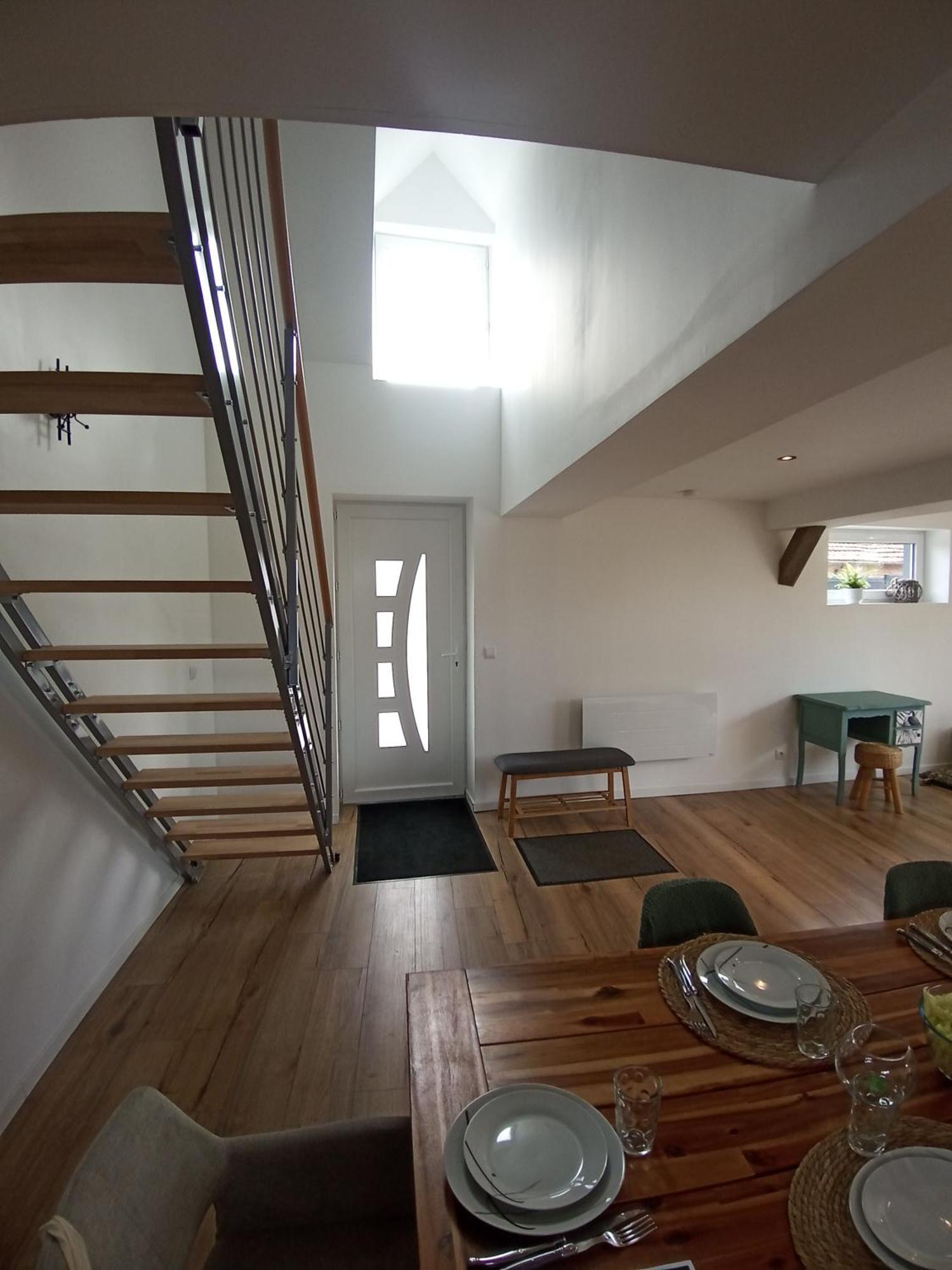Maison Familiale A La Campagne La Chapelle-du-Bourgay Bilik gambar